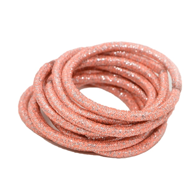 Minnieouse 10 piezas de bandas para el cabello, diadema elástica, tocado sólido ajustable, soporte grueso, accesorios de estilismo sin costuras Accesorio para el cabello champán