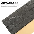 thumbnail image 4 of IFANLANDOR Wall Tile Sticker Brick Foam Black Gray Easy to Clean 1Set, 4 of 4