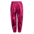 thumbnail image 4 of Splozh Straight Pants for Girls Fashion Girls Pants Sparkly Trousers Shiny Jogger Pants Street Dancewear Long Pants Trendy Trousers for Teenagers,Hot Pink,7-8 Years, 4 of 6