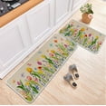 thumbnail image 5 of Spring Kitchen Mats Set of 2,Non-Slip Cute Kitchen Mat Anti Fatigue Mat for Spring Decorations 17"x47"+17"x30", 5 of 6