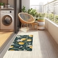 thumbnail image 4 of Yayeee Doormat for Indoor Entrance 32" x 20" Non Slippery Floor Rug, Floral Lemons, 4 of 8