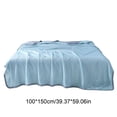 thumbnail image 4 of AZXY Summer Quilt, Light Green Cooling Throw Blanket, 39.37x59 in Polyester Nap Quilt, Lightweight Breathable Washable All Season Couch Blanket for Hot Sleepers, 4 of 7