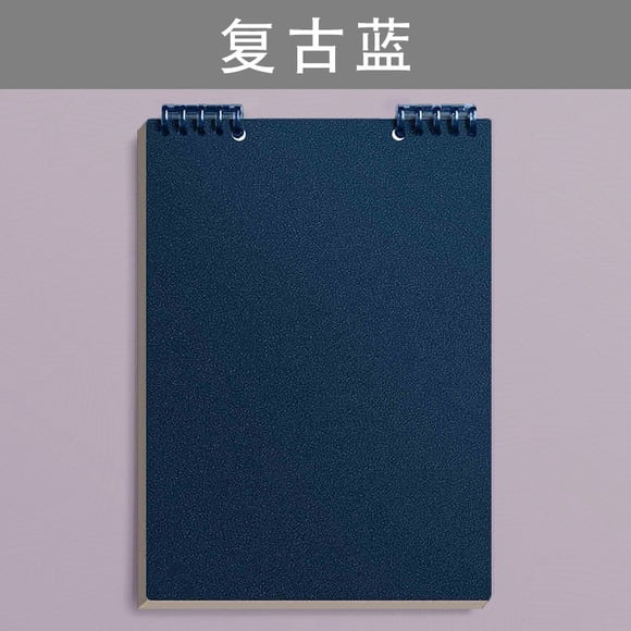 Cuaderno de hojas sueltas con 60 páginas para escribir en un diario, tomar notas y hacer bocetos - carpeta reutilizable para estudiantes, trabajo y escritura diaria