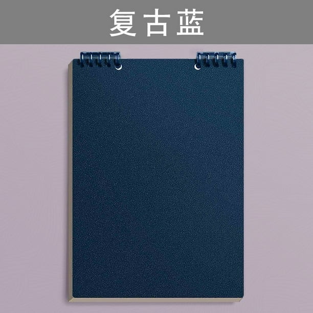 Cuaderno de Hojas Sueltas, Carpeta Recargable con Páginas en Blanco, Bloc de Notas para Apuntes, Diario, Dibujo, 60 Hojas para Estudiantes, Trabajadores