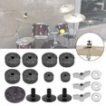 thumbnail image 4 of 18pcs/set Cymbal Felt Pad Anti-scratch Improve Sound Compact Cymbal Stand Felts Drum Pads Washers Sleeves Set Replacement Accessories, 4 of 5