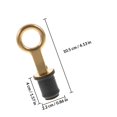 thumbnail image 2 of unbranded Tapón De Drenaje De Latón Para Embarcaciones Náuticas Y Kayaks Color Dorado, 2 of 8