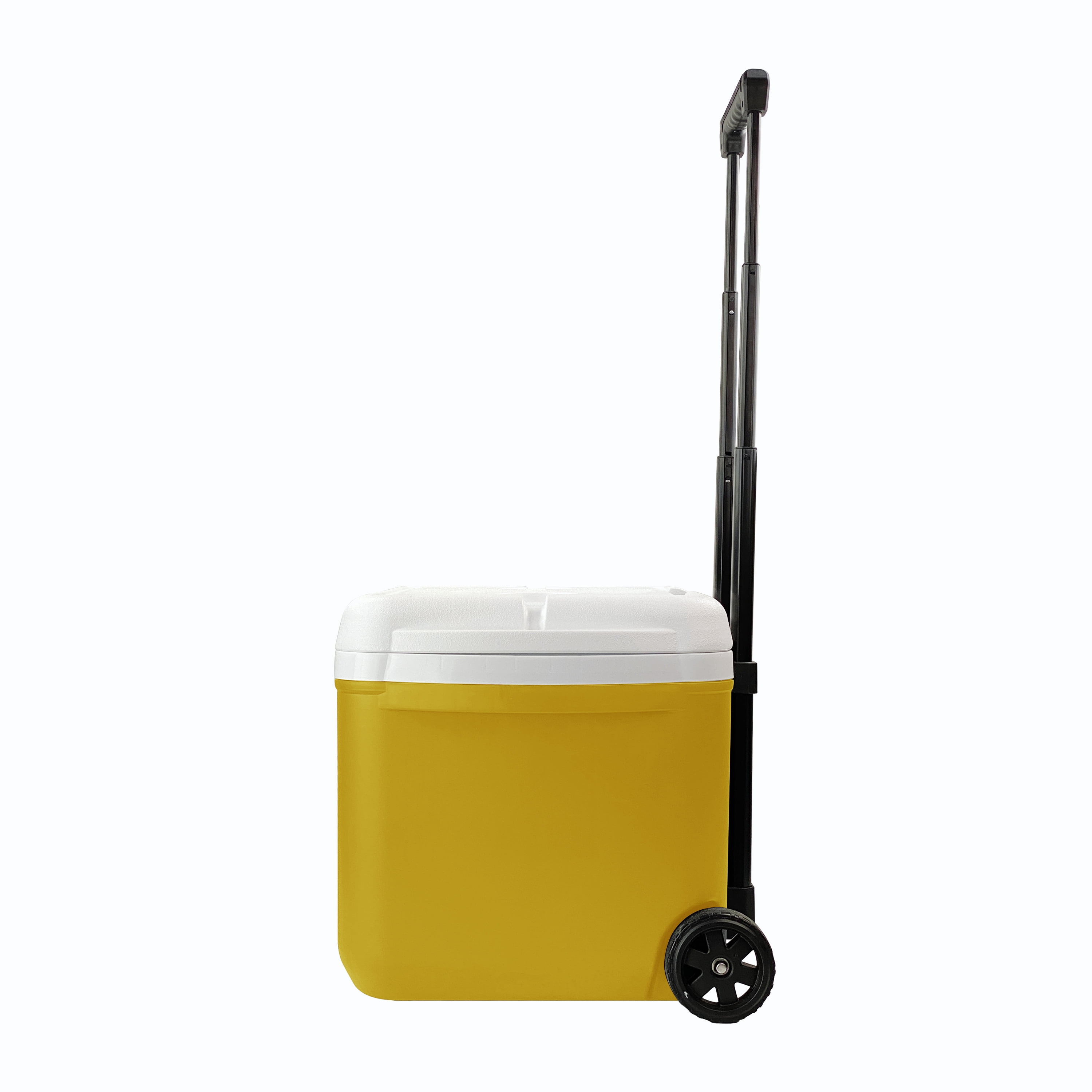 Ozark Trail 30 Quart Capacity Hard Side Wheeled Cooler, 42-Can, Mustard Gold