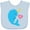 Blue, variant on Inktastic Cute Narwhal Boys Baby Bib