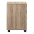 thumbnail image 4 of Scranton & Co 3 Drawer Mobile File Cabinet in River Oak Engineered Wood, 4 of 9