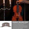 thumbnail image 4 of MasteelfCA 1Pc Practical Violin Bridge Practical Violin Part Useful Violin Accessory Black, 4 of 7
