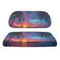 thumbnail image 2 of Pzuqiu Palm Sunset Golf Cart Seat Covers Breathable, Easy Install Golf Car Accessories Fit for Club Car Precedent, 2 of 10