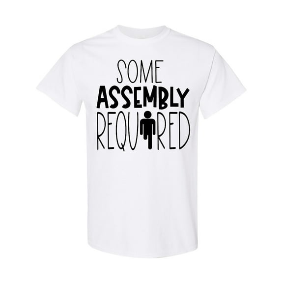Inktastic Some Assembly Required Right Leg Amputee T-Shirt