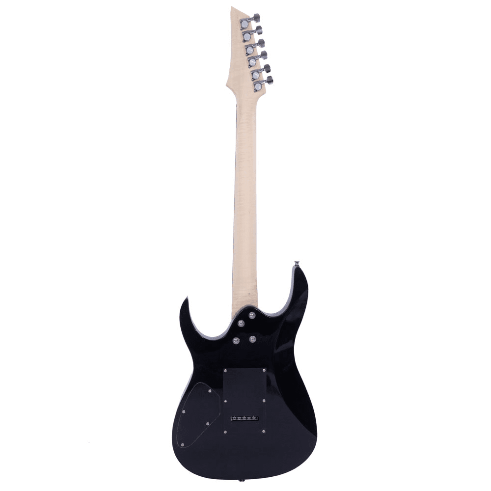 Tcbosik Electric Guitar with HSH Pickup for Beginner, 39" Guitar Starter Set with Bag, Strap, Paddle, Rocker, Cable and Wrench Tool for Adults, Black