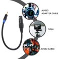 thumbnail image 4 of LEEYNEER Party Accessory Audio Cord DIN 5-Pin Adapter MIDI To 3.5mm Cable Male Head Female, 4 of 6