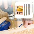 thumbnail image 4 of Juego de 6 brocas HSS para fresado de madera y metal K075, 4 of 4
