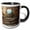 Black/White, variant on 3drose, Turkey, Anatolia, Aydin, Stairway into the Ruins of Miletus., 11oz Mug