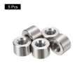 thumbnail image 3 of Unique Bargains 5Pack Écrous de Connecteur Ronds, Écrou de Manchon de Couplage M6x8x12mm, 3 of 4