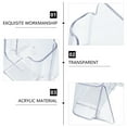 thumbnail image 2 of HEMOTON 1Pcs Transparent Wall Mounted File Holder for Document Organization at Office Environment, 2 of 8