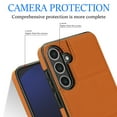 thumbnail image 4 of Allytechgroup Wallet Case for Samsung Galaxy S24 FE with Credit Card Slot, PU Leatehr Phone Case with Stand RFID Blocking Shockproof Back Cover for Samsung Galaxy S24 FE for Women Men, Brown, 4 of 5