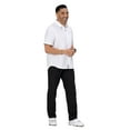 thumbnail image 6 of Chef Works Mens Cody Zip Work Shirt, White, 3X-Large, 6 of 6