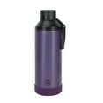 thumbnail image 6 of Swiss Tech Triple-Walled Water Bottle, Leakproof Lid, Clip Handle, Silicone Boot, 24oz, Purple, 6 of 13