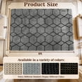 thumbnail image 4 of 5'×8' Area Rug,Living Room Rug,Soft Fluffy Area Rugs for Living Room Bedroom Geometric Carpet, Gray and Black, 4 of 13