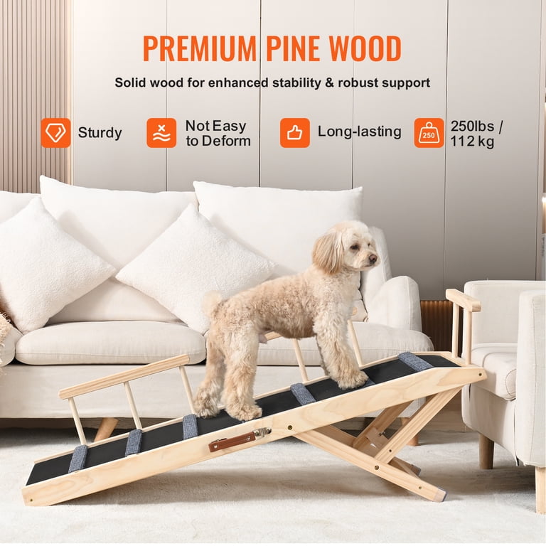 KFFKFF Adjustable Pet Ramp, Foldable with 6 Heights photo 4
