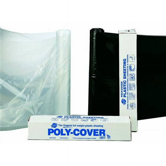 Warp Brothers PC10C 10 x 100 ft. 3M Clear Sheeting Poly