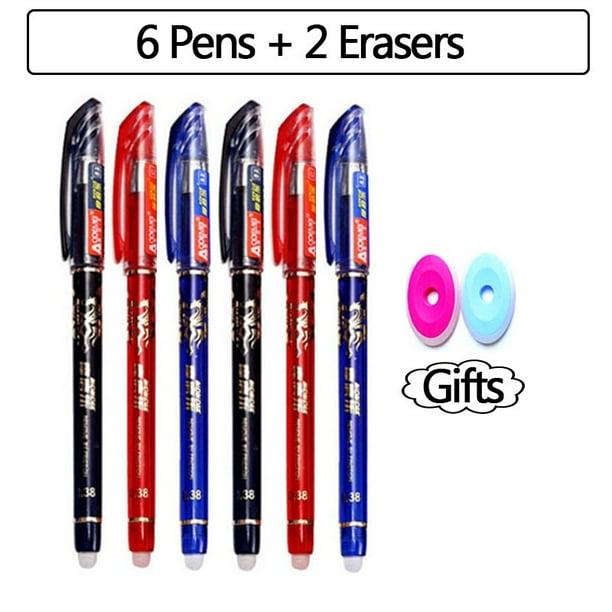 30 unidades/juego de bolígrafos borrables Kawaii de 0,35mm para escribir cuadernos, bonitos bolígrafos de Gel para niñas, accesorios de oficina, suministros escolares, papelería Dengxun unisex
