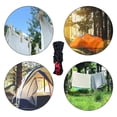 thumbnail image 5 of Cuerdas de viento para carpa con hebilla en S y tensores, ajustador de cordón, carpa para acampar al aire libre, cortina de cielo, cuerda de viento reflectante y luminosa, cuerda de viento, 5 of 5