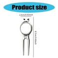 thumbnail image 3 of Golfs Divot Repair Tool with Golfball Marker Club Grooves Cleaner Putting Green Fork Golfs Bag Accessories, 3 of 8