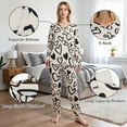thumbnail image 5 of Smilooen 2 Pieces Womens Pajamas Sets Comfy Printed Loungewear Sets Woman with Pockets ，Sizes S-2XL, 5 of 6