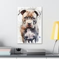 thumbnail image 4 of Watercolor Pitbull Painting - Nursery Collection - Bedtime Stories, 4 of 6