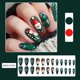 thumbnail image 4 of Puntas de uñas navideñas terminadas, uñas postizas navideñas, parches para uñas, parche para uñas, 4 of 6