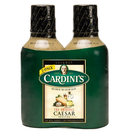 Product of Cardini's Caesar Dressing, 2 pk./20 oz. [Biz (Best Caesar Salad Dressing Brand)