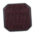 thumbnail image 1 of Funda de asiento de masaje de verano con almohadilla refrescante de 42 cm x 42 cm, transpirable, con cuentas de madera. Rojo, 1 of 8