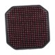 thumbnail image 1 of Funda de asiento de verano con masaje y cojín refrescante, asiento robusto de cuentas de madera cuadradas. Rojo, 1 of 8