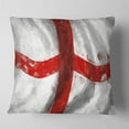 thumbnail image 2 of Designart Flag of England - Contemporary Throw Pillow - 18x18, 2 of 5