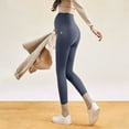 thumbnail image 6 of Women's Maternity Leggings Over The Belly Bump Workout Full Length Leggings Running Active Yoga Pants Gray M, 6 of 7