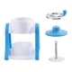 thumbnail image 1 of Advancent Trituradora de hielo Manual, máquina afeitadora de cono de nieve, deslizador de acero inoxidable, trituradora de batidos de leche, Cocina y Comedor Azul, 1 of 4