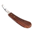 thumbnail image 2 of Cuchillo De Pezuña De Acero Mango De Madera Ganado Puntiagudo Herramienta De Recorte De Ganado Granja, 2 of 7
