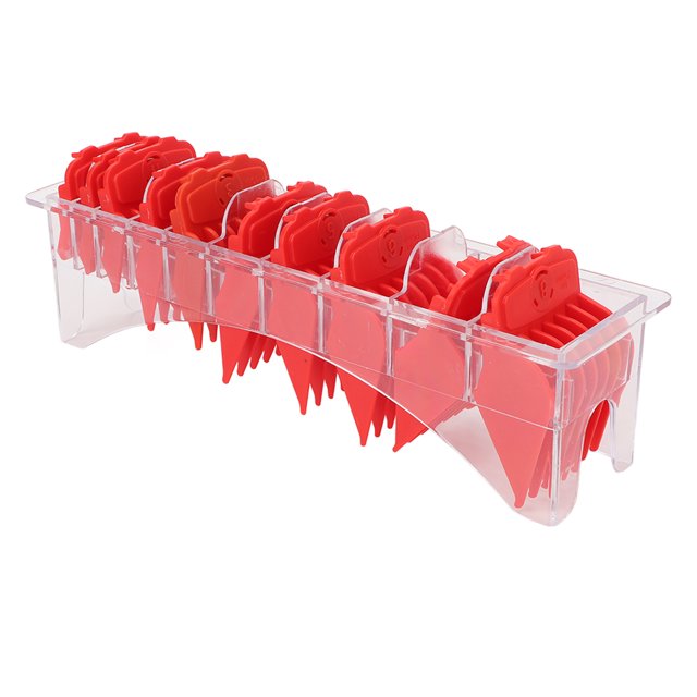 Peigne de Guide de Tondeuse de Cheveux, Peignes de Protection de Tondeuse Professionnels de Remplacement ABS 10pcs pour Coiffeur pour Salon de Coiffure