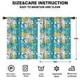 thumbnail image 2 of 2 Panels Cartoon Movie Print Pattern Nursery Curtains for Cartoon Lovers,Boys Girls Kids Cartoon Window Drapes for Living Bedroom Playroom Room Decor Rod Pocket 42x54Inch, 2 of 5