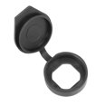 thumbnail image 3 of Unique Bargains 12pcs Rubber Dust Cover Waterproof Caps Black Fit for 22mm Dia Cam Lock, 3 of 3