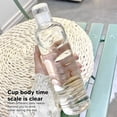 thumbnail image 4 of Time Scale Bottle, Leakproof Water Bottles Minimalist Rounded Cup Mouth 700ml  for Outdoor, 4 of 8