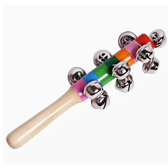 Children's Eight-tone Clock Rainbow Tower Set Column Kindergarten Baby Educational Early Education Toy