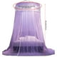 thumbnail image 3 of Elegante dosel de cama de encaje redondo tamaño queen Leodye, 269 cm de alto y 120 cm de diámetro, 3 of 7