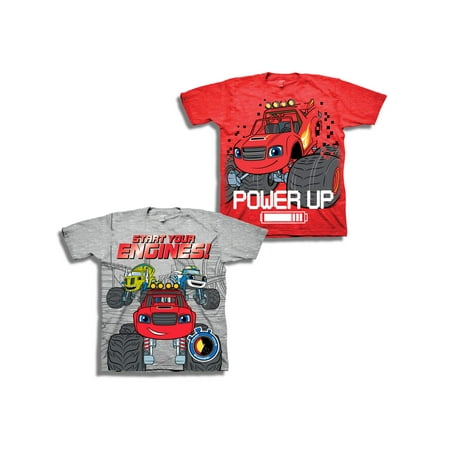 - Blaze and the Monster Machines Short Sleeve T-shirt, 2-pack (Toddler Boys)