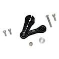 thumbnail image 1 of Bocina de de Servo de dirección de 25 de aleación de aluminio para 1/8 6S Kraton TYPHON vehículos Crawler accesorio Negro Baoblaze Repuestos de coches RC, 1 of 4