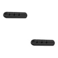 thumbnail image 3 of maskred 1/2/3/5 5 Slots Cord Storage Holder Organizer USB Cable Desktop Tidy Management Clips Winder Mount Black black 3-hole 2PCS, 3 of 6